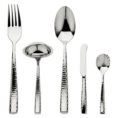 the gold cutlery