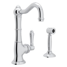 kitchen faucet with pull down sprayer installation