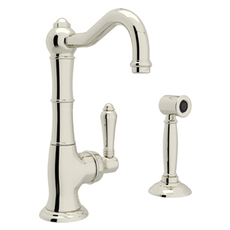 brushed stainless steel faucet