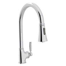 commercial faucet with sprayer