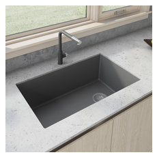 quartz single bowl sink
