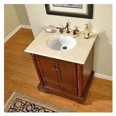 oak sink vanity