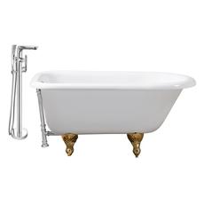 free standing bath with feet