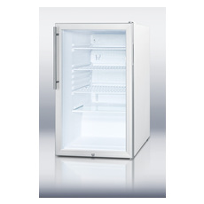 small freestanding fridge