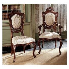 french upholstered dining chair