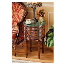 copper end table