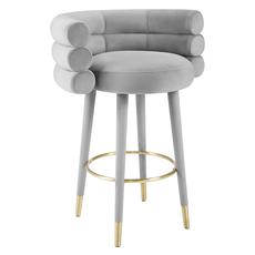 grey dining chairs and matching bar stools