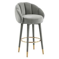 black bar stools with gold legs