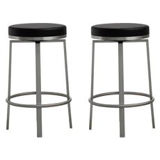 black metal bar stools with backs