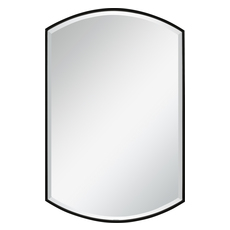 ornate silver framed mirror
