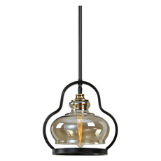 grey and gold pendant light