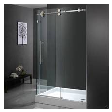 shower glass door panel