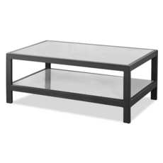 black coffee table with storage