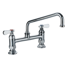 gold kitchen faucet with stainless sink