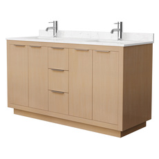 small basin with cabinet