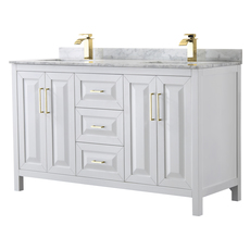 double vanity cabinet only