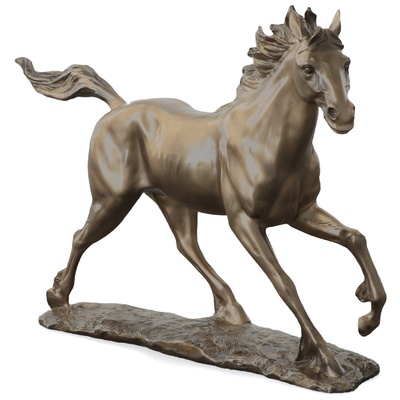 Decorative Figurines and Statu AFD Resin Copper Bronze DTL-16031598 815781020648 Accessories/Other Decor Horse Complete Vanity Sets 