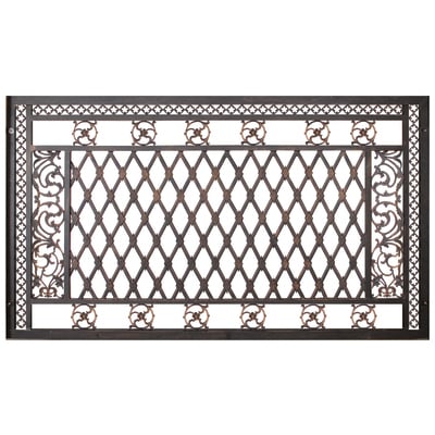 Fence and Gates AFD Aluminum Black GF-LDG001-3S-96 810071643064 Outdoor/Gates and Other Complete Vanity Sets 