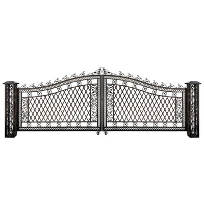Fence and Gates AFD Aluminum Black Bronze Multi GF-LDG006 815781020839 Outdoor/Gates and Other Complete Vanity Sets 