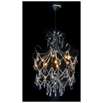 Chandelier AFD Stainless Crystal Stainless Crystal L-KL-KR1372 815781021638 Chandeliers 5 to 8 Light 5-light 5 light 5 Complete Vanity Sets 