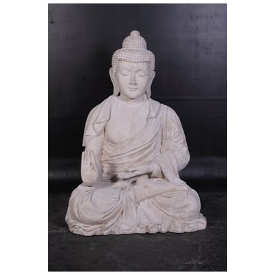 Decorative Figurines and Statu AFD Fiberglass Sand Stone T-030710RS 815781021140 Statuary/Other Statuary Buddha Complete Vanity Sets 
