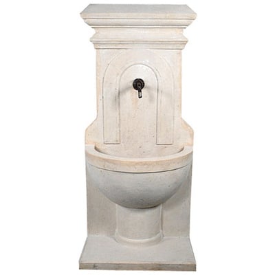 Garden Fountains AFD Sand Resin Fiberglass Sand Stone T-040503-RS/WA 810071643316 Outdoor/Benches And Fountains Garden Complete Vanity Sets 