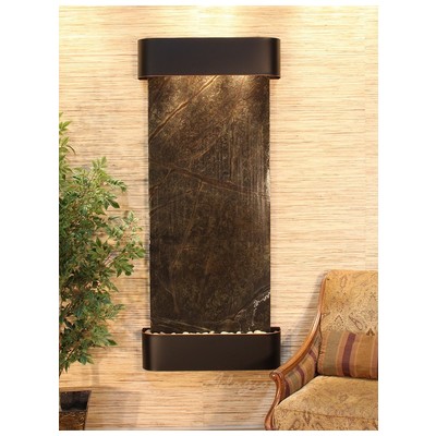 Indoor Fountains Adagio Inspiration Falls Blackened Copper GreenMarble Wall IFR1505 764753339465 BlackebonyGreenemeraldteal Wall Medium Copper Complete Vanity Sets 
