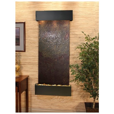 Adagio Indoor Fountains, black, ebony, , Wall, , Copper, Complete Vanity Sets, Multi-ColorFeatherstone, Wall, 764753339762, IFS1514,Medium
