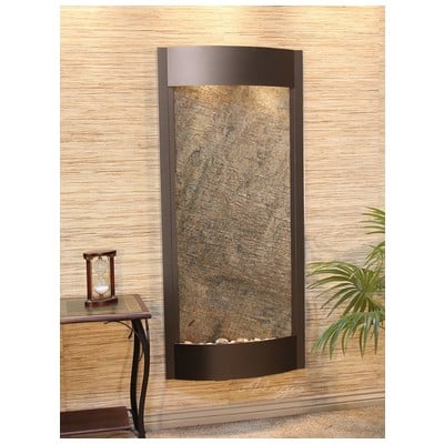 Indoor Fountains Adagio Pacifica Waters Antique Bronze GreenFeatherstone Wall PWA3512 764753336310 BlackebonyGreenemeraldteal Wall Medium Stainless Steel Antique Bronze Complete Vanity Sets 