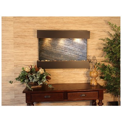 Indoor Fountains Adagio Reflection Creek Blackened Copper GreenFeatherstone Wall RCS1512 764753337188 BlackebonyGreenemeraldteal Wall Small Copper Complete Vanity Sets 