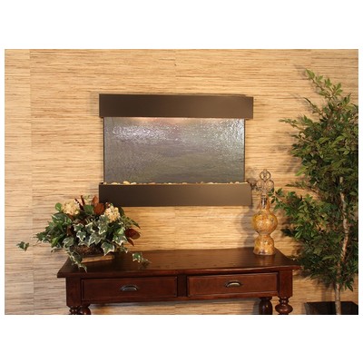Indoor Fountains Adagio Reflection Creek Blackened Copper Multi-ColorFeatherstone Wall RCS1514 764753337195 Blackebony Wall Small Copper Complete Vanity Sets 