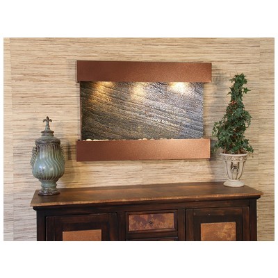 Indoor Fountains Adagio Reflection Creek Woodland Brown GreenFeatherstone Wall RCS3712 764753337393 BlackebonyBrownsableGreenemera Wall Small Woodland Brown Complete Vanity Sets 