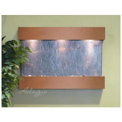 Indoor Fountains Adagio Reflection Creek Copper Vein BlackFeatherstone Wall RCS5011 764753337522 Blackebony Wall Small Copper Complete Vanity Sets 