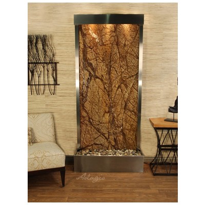 Indoor Fountains Adagio Tranquil River Stainless Steel BrownMarble Free Standing TRF2006 764753342786 BlackebonyBrownsable Wall Stainless Steel Antique Bronze Complete Vanity Sets 