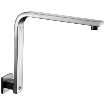 Shower Arms and Holders Alfi Bathroom Brass Brushed Nickel Brushed Nickel Wall Mount AB12GSW-BN 811413024923 Shower Arm Complete Vanity Sets 
