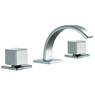 Alfi Tub Faucets, Chrome, Complete Vanity Sets, Polished Chrome, Modern, Indoor, Brass, Deck Mount, Bathroom Faucet, 811413024695, AB1326-PC