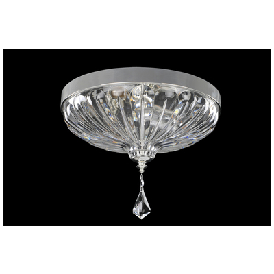 Flush Mount Lighting Allegri Orecchini Firenze Clear Two Tone Silver Firenze Clear Indoor 028540-017-FR001 0720062278970 Flush Mount Silver Flush Mount Semi Flush Semi Silver Crystal 