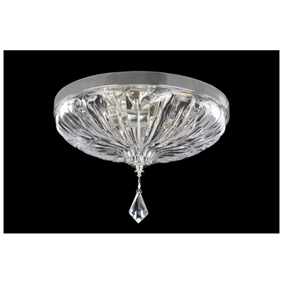 Flush Mount Lighting Allegri Orecchini Firenze Clear Two Tone Silver Firenze Clear Indoor 028541-017-FR001 0720062278987 Flush Mount Silver Flush Mount Semi Flush Semi Silver Crystal 