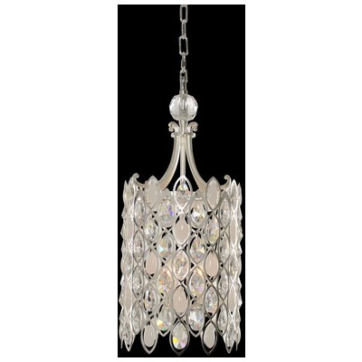 Pendant Lighting Allegri Prive Firenze Clear Two Tone Silver Firenze Clear Indoor 028751-017-FR001 0720062283141 Pendant Silver 1 Light 2 Light 3 Light 4 Ligh Concrete Metal Crystal Metal Metal Silver 