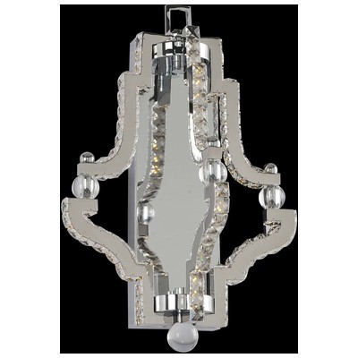 Wall Sconces Allegri Cambria Firenze Clear Chrome Firenze Clear Indoor 030521-010-FR001 0720062283417 Wall Sconce Classic Modern Classic Modern Indoor 