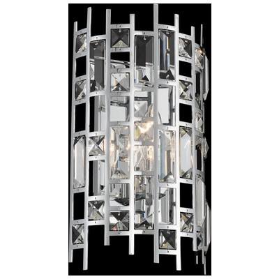 Wall Sconces Allegri Fonseca Firenze Clear Chrome Firenze Clear Indoor 033020-010-FR001 0720062359907 ADA Sconce Modern SCONCE Indoor 
