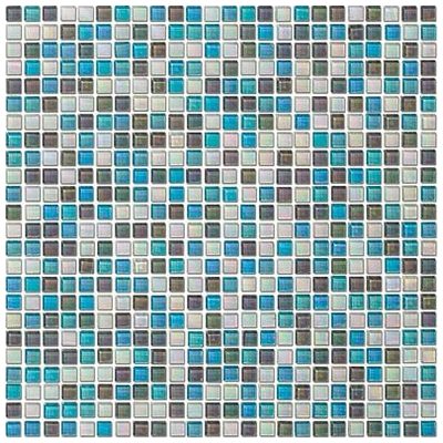Mosaic Tile and Decorative Til Altto Glass 1573 Mosaic Complete Vanity Sets 