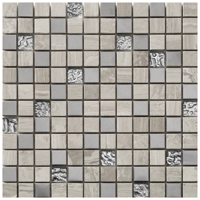 Mosaic Tile and Decorative Til Altto Glass S6001 Mosaic Complete Vanity Sets 
