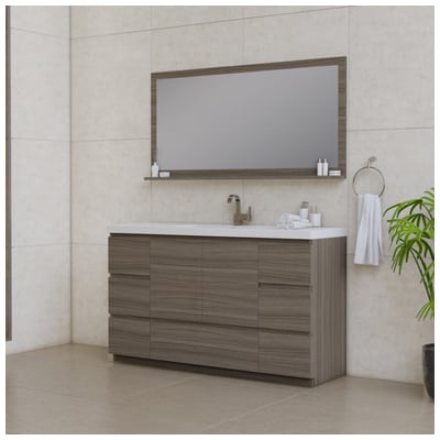 Bathroom Vanities Alya Paterno Gray AB-MOA60S-G 608650306048 Vanity with Top Single Sink Vanities 50-70 gray Complete Vanity Sets 25 