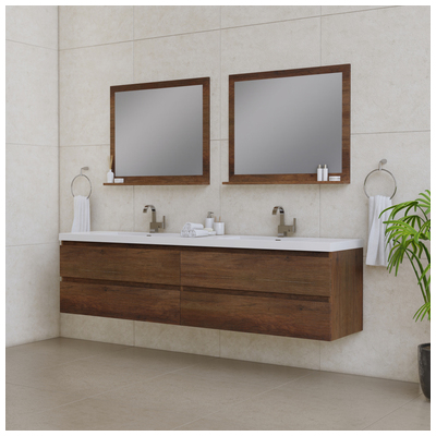 Bathroom Vanities Alya Paterno Rosewood AB-MOF84D-RW 608650306352 Vanity with Top 70-90 Light Brown Wall Mount Vanities Complete Vanity Sets 25 