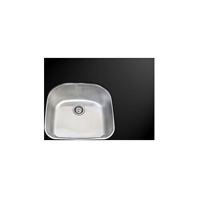 Single Bowl Sinks AmeriSink AS 103 Single Bowl Kitchen Sink Undermount Brushed Chrome Metal Steel Tit 