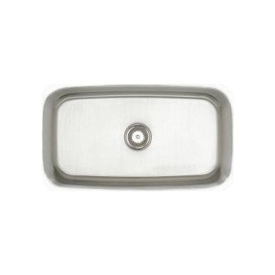 Single Bowl Sinks AmeriSink AS 112 Single Bowl Kitchen Sink Undermount Brushed Chrome Metal Steel Tit 