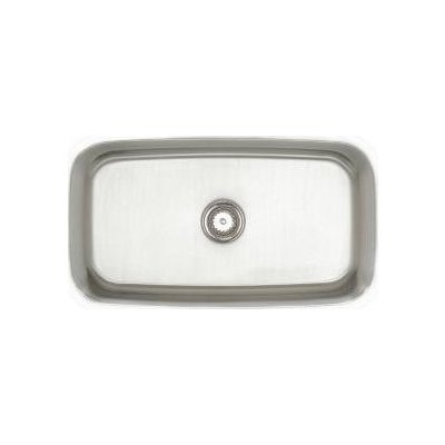 Single Bowl Sinks AmeriSink AS 130 Single Bowl Kitchen Sink Undermount Brushed Chrome Metal Steel Tit 