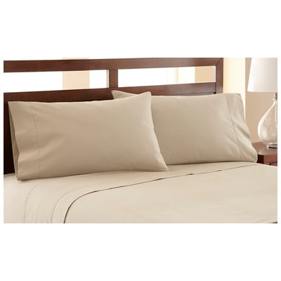 Sheets and Sheet Sets Amrapur Symphony Collection 55% Cotton/45% polyester 11200SDF-BGE-TN 645470163833 BeigeCreambeigeivorysandnude Twin Sheet set Cotton Polyester Poylester 