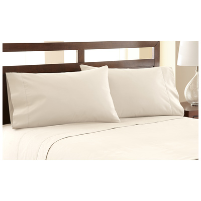 Sheets and Sheet Sets Amrapur Symphony Collection 55% Cotton/45% polyester 11200SDF-IVY-CK 645470121680 Creambeigeivorysandnude King Sheet set Cotton Polyester Poylester 